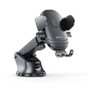 Yesido C138 Free Stretch Rod Suction Cup Car Holder (Black)