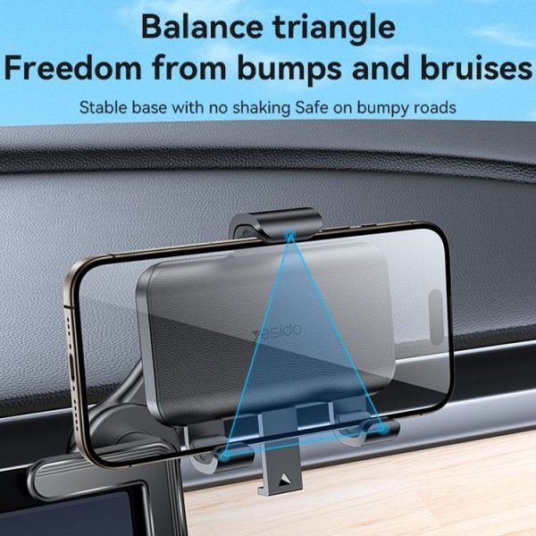 Yesido C250 Phone Clamp Holder For Car Floating Screen (Black) - Image 4