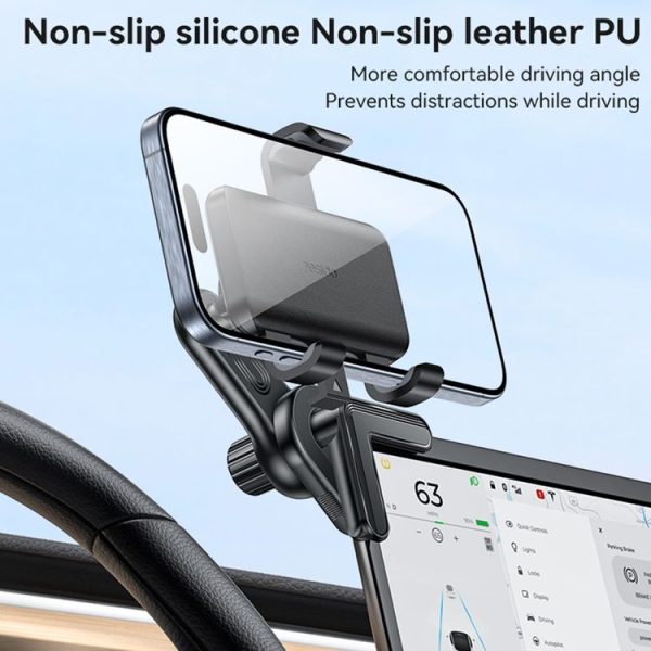 Yesido C250 Phone Clamp Holder For Car Floating Screen (Black) - Image 5