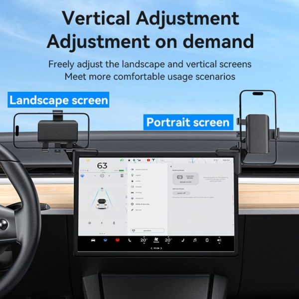 Yesido C250 Phone Clamp Holder For Car Floating Screen (Black) - Image 6