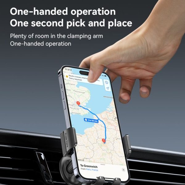 Yesido C251 Car Air Outlet Gravity Clamp Mobile Phone Holder (Black) - Image 2