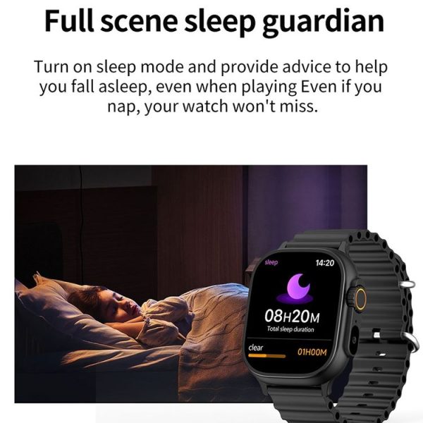 LEMFO LF40 2.01 inch Bluetooth Call Smart Watch, Support Heart Rate / Blood Oxygen (Black) - Image 11