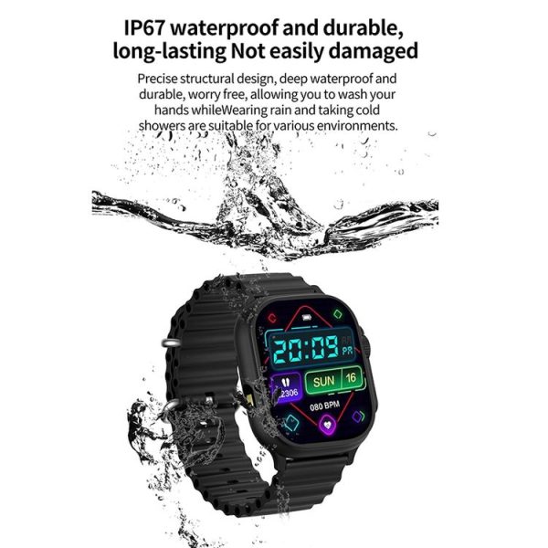 LEMFO LF40 2.01 inch Bluetooth Call Smart Watch, Support Heart Rate / Blood Oxygen (Black) - Image 17