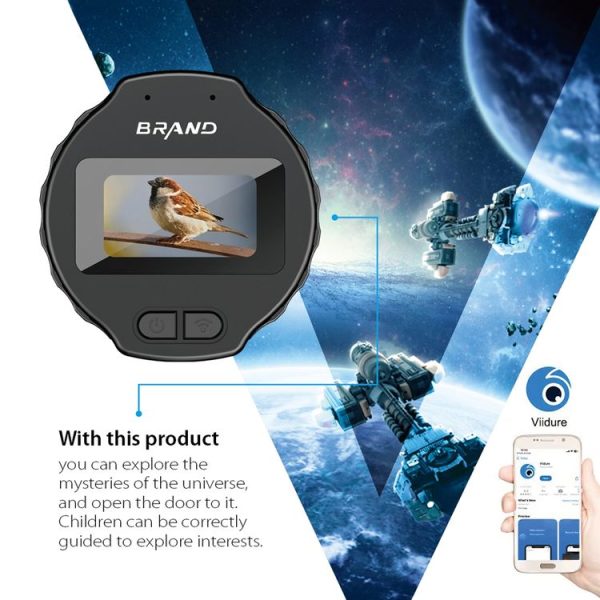 V13 1.5 inch TFT Screen WiFi HD Portable Eyepiece Camera (Black) - Image 6