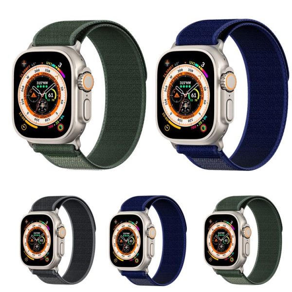 Apple Watch 46mm / 49mm / 45mm / 44mm DUX DUCIS YJ Series Nylon Watch Band (Black) - Image 10