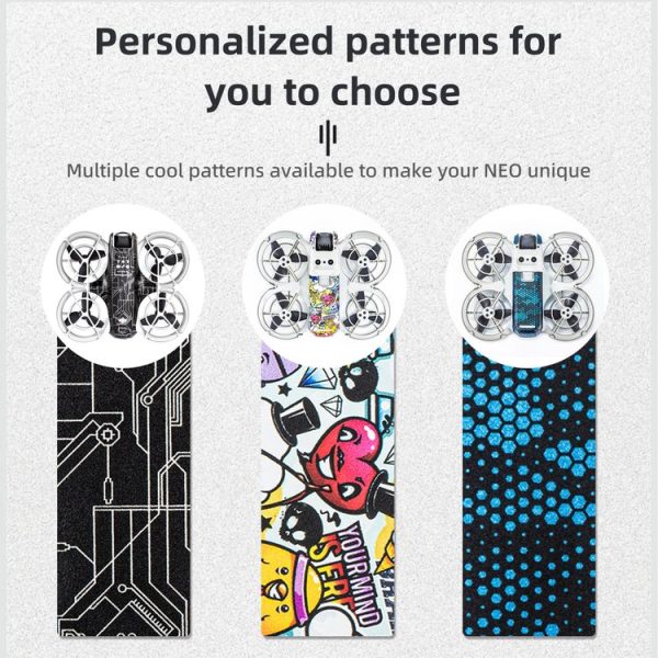 DJI Neo Drone Body Protective Stickers (Geek Style) - Image 6