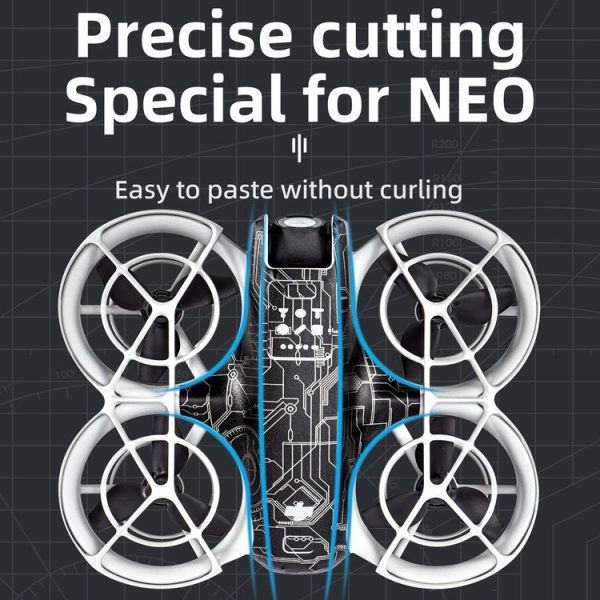 DJI Neo Drone Body Protective Stickers (Geek Style) - Image 7