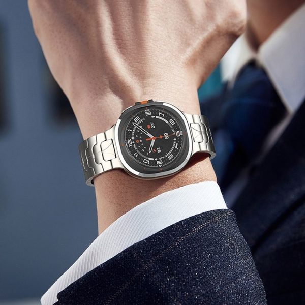 Samsung Galaxy Watch Ultra 47mm Safety Buckle Pure Titanium Watch Band (Black) - Image 8
