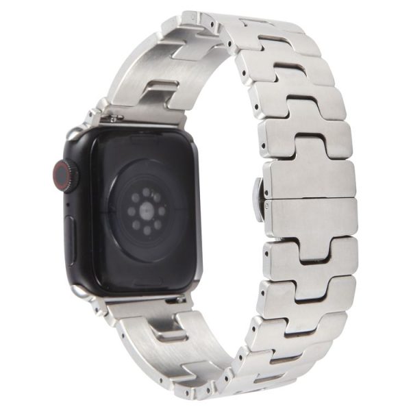 Apple Watch 46mm / 49mm / 45mm / 44mm Quick Release Stainless Steel Watch Band (Silver) - Image 2