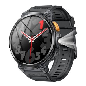 LEMFO K66 1.85 inch Bluetooth Call Smart Watch, Support Heart Rate / Blood Oxygen (Black)