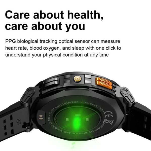 LEMFO K66 1.85 inch Bluetooth Call Smart Watch, Support Heart Rate / Blood Oxygen (Black) - Image 11