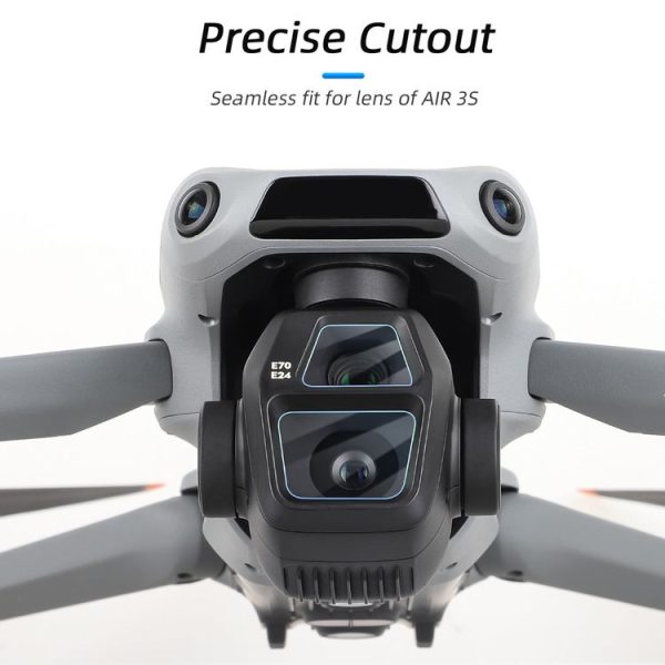 DJI Air 3S Sunnylife Tempered Glass Film Lens Protector, Quantity: 1 Set (Transparent) - Image 7