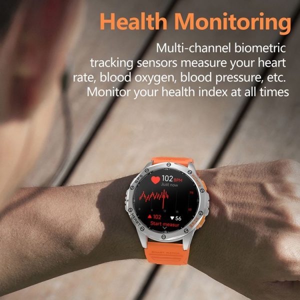 LEMFO K67 1.43 inch AMOLED Screen GPS Sports Smart Watch, Support Bluetooth Call / Health Monitoring (Black) - Image 8