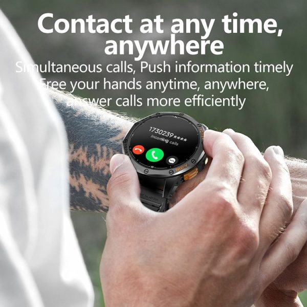 LEMFO K67 1.43 inch AMOLED Screen GPS Sports Smart Watch, Support Bluetooth Call / Health Monitoring (Black) - Image 9