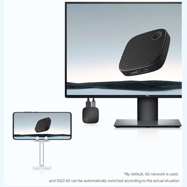 G126 Ultra HD Wireless Display Adapter Same Screen Device (Black) - Image 6
