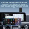 CarPlay and Android Auto Wireless Car Connectivity Box, Specification: Square (Black) - Image 7