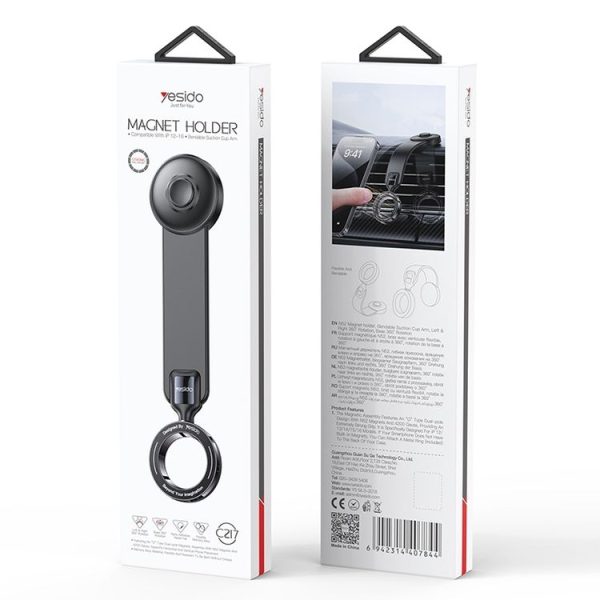Yesido C217 Car MagSafe Magnetic Mobile Phone Holder (Black) - Image 10