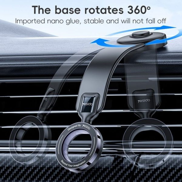 Yesido C217 Car MagSafe Magnetic Mobile Phone Holder (Black) - Image 8