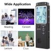 T60 Smart HD Noise Cancelling Voice Recorder MP3 Player, Memory: 8GB (Black) - Image 5