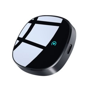 CarPlay and Android Auto Wireless Car Connectivity Box, Specification: Round (Black)