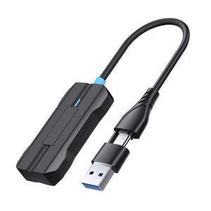 CarPlay and Android Auto Dual Interface Wireless Car Connectivity Box, Length: 20cm (Black)