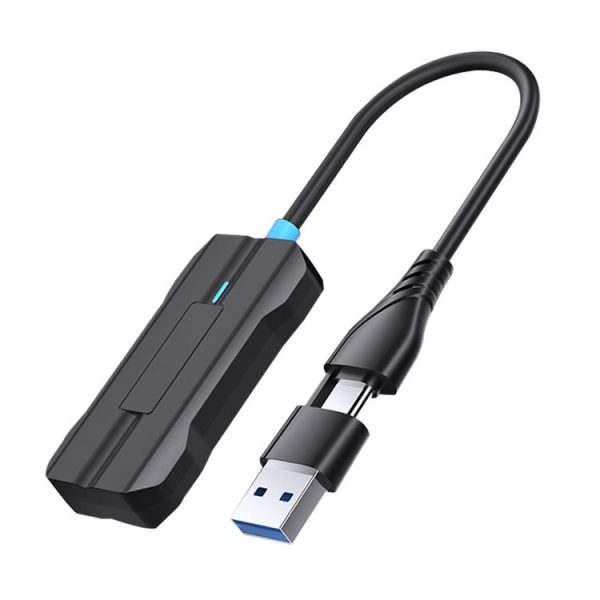 CarPlay and Android Auto Dual Interface Wireless Car Connectivity Box, Length: 20cm (Black)