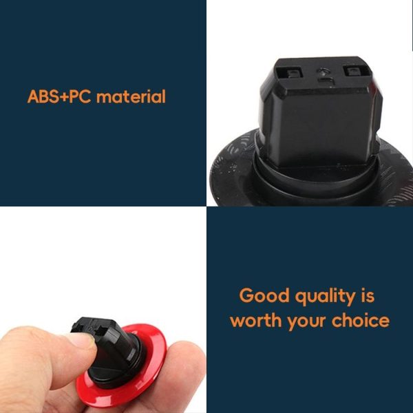 Car Keyless One-key Start Button Switch 2215450714 for Mercedes-Benz W164 / W205 (Carbon Fiber Black) - Image 5