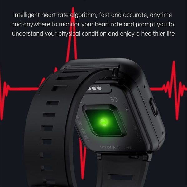UNIWA DM66 4G Calling Smart Watch, 2GB+16GB, 1.99 inch IPS Screen Android 9.0 Support WiFi GPS (Black) - Image 17