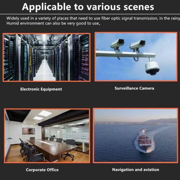 IP68 Waterproof SC Single Core Fiber Optical Coupler / Adaptor - Image 6