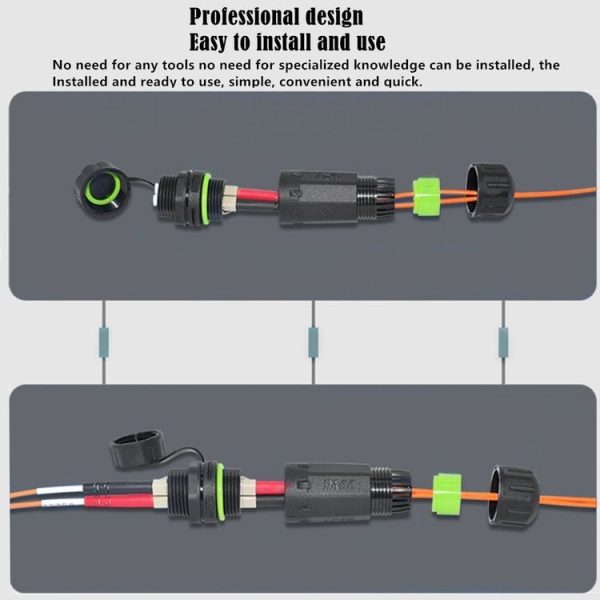 IP68 Waterproof LC SC Fiber Optical Coupler / Adaptor, Model: SC Single Core - Image 5