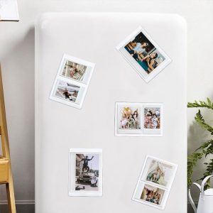 5pcs Magnetic Picture Photo Bag Album Frame, Size: 5 inch (White)