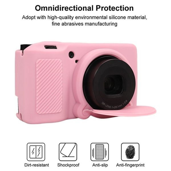 Ricoh GR III Soft Silicone Protective Case (Pink) - Image 3