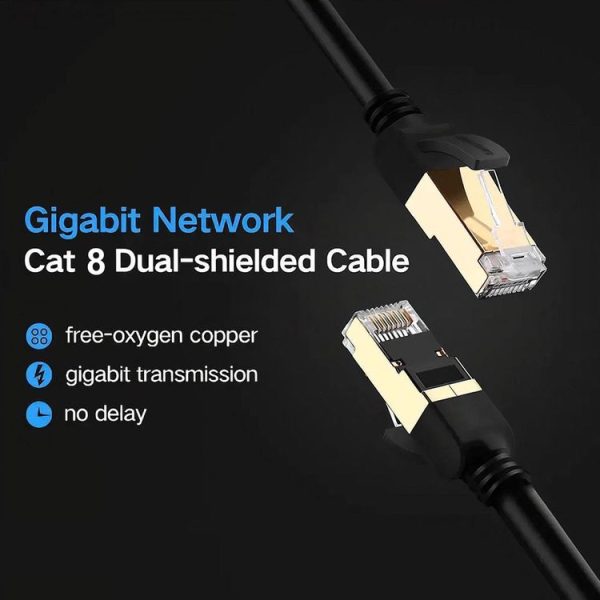 1m Gigabit Network Cat 8 Dual-shielded Cable - Image 5