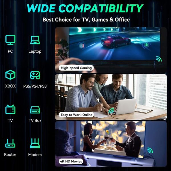 1m Gigabit Network Cat 8 Dual-shielded Cable - Image 6