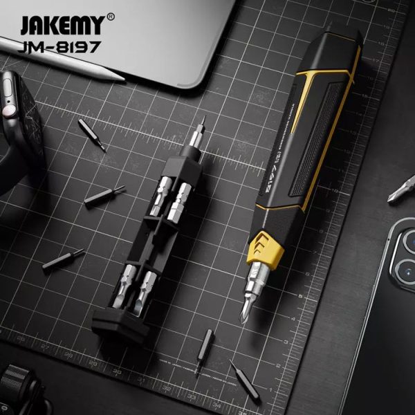 JAKEMY JM-8197 16 in 1 Manual Magnetic High Hardness Precision Screwdriver - Image 10
