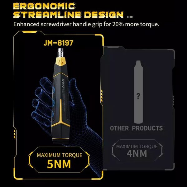 JAKEMY JM-8197 16 in 1 Manual Magnetic High Hardness Precision Screwdriver - Image 7