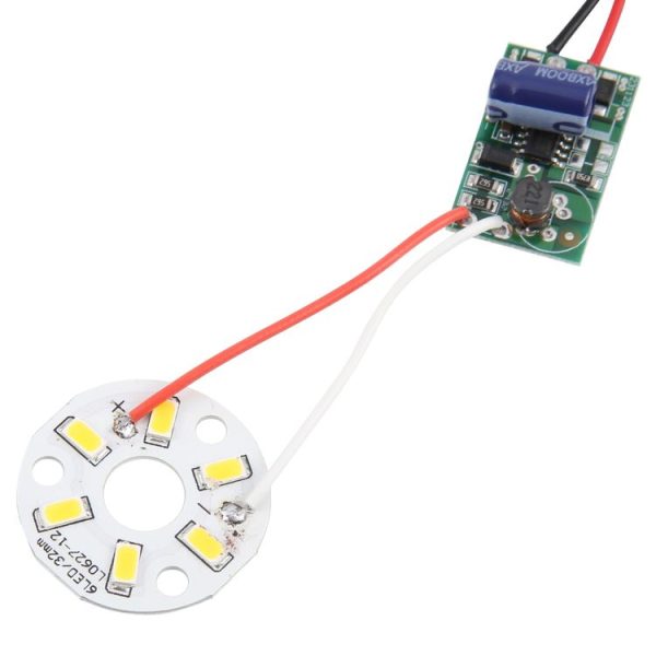 3W 6 LEDs SMD 5730 LED Module Lamp Lighting Source (Warm White Light) - Image 4