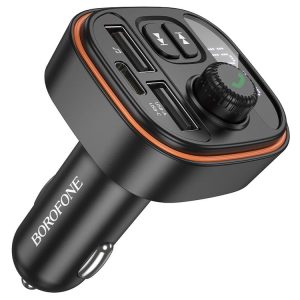 Borofone BC59 Heroic Car Bluetooth FM Transmitter (Black)
