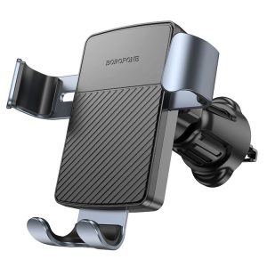 Borofone BH118 Refined Air Outlet Gravity Linkage Car Holder (Black Tarnish)