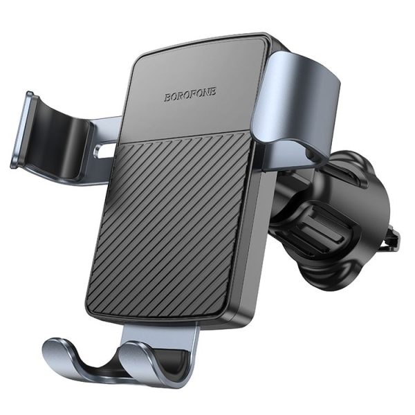 Borofone BH118 Refined Air Outlet Gravity Linkage Car Holder (Black Tarnish)