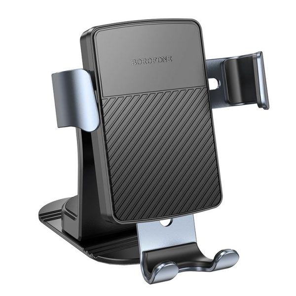 Borofone BH119 Refined Center Console Gravity Linkage Car Holder (Black Tarnish) - Image 2