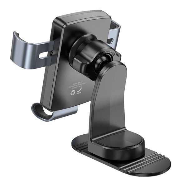 Borofone BH119 Refined Center Console Gravity Linkage Car Holder (Black Tarnish) - Image 4