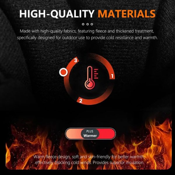 STARTRC Universal Drone Remote Control Photography Gloves Winter Warm Gloves, Size: L (Black) - Image 4