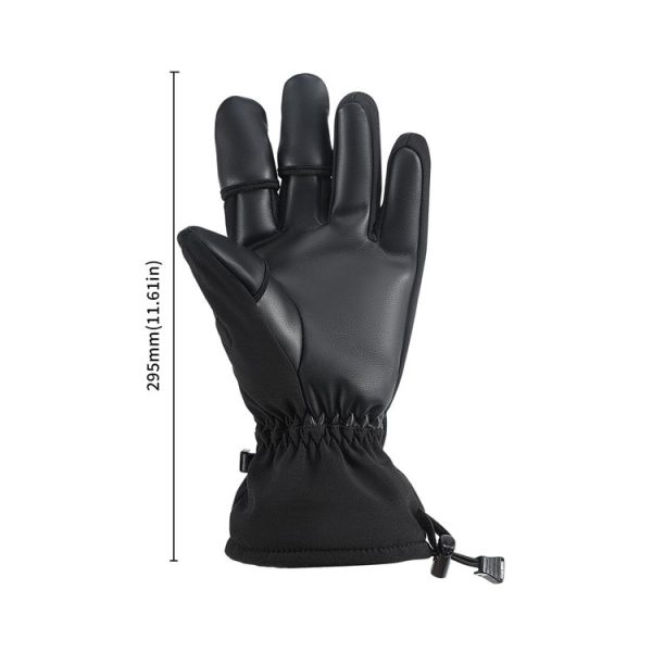 STARTRC Universal Drone Remote Control Photography Gloves Winter Warm Gloves, Size: L (Black) - Image 8