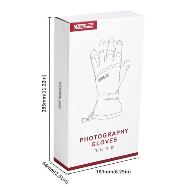 STARTRC Universal Drone Remote Control Photography Gloves Winter Warm Gloves, Size: L (Black) - Image 9