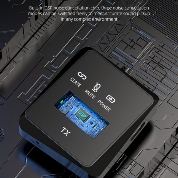 AP009 Wireless Lavalier Microphone with 3 in 1 Receiver (Black) - Image 11