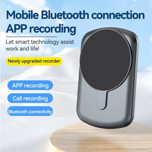 A1A Strong Magnetic Mobile Call Voice Recorder APP Recording Version, Memory: 8GB (Black) - Image 4