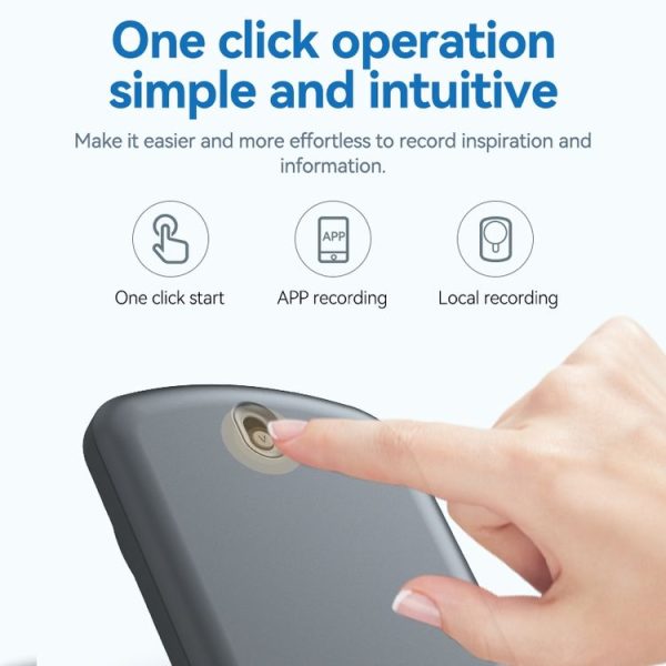 A1A Strong Magnetic Mobile Call Voice Recorder APP Recording Version, Memory: 8GB (Black) - Image 7