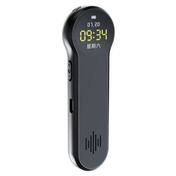 Q98 1 inch Color Screen HD Noise Reduction Voice Recording Pen, Memory: 4GB (Black)