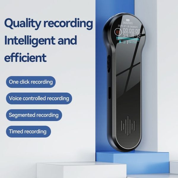 Q98 1 inch Color Screen HD Noise Reduction Voice Recording Pen, Memory: 4GB (Black) - Image 4